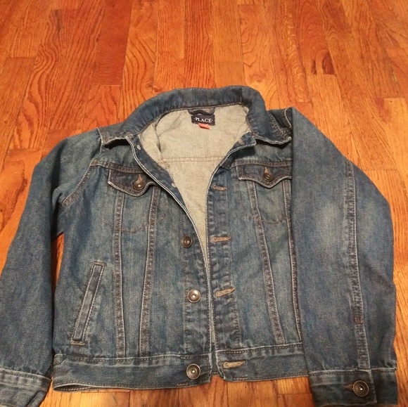 Childrens Place Boys jean Jacket size M7/8 - Picture 5 of 8